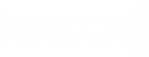 Logo NADIX białe
